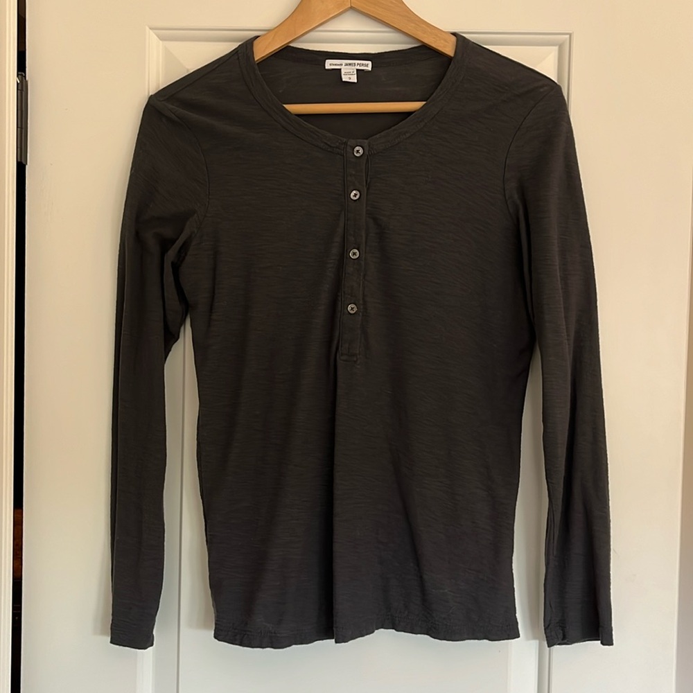 James Perse Gray Henley
